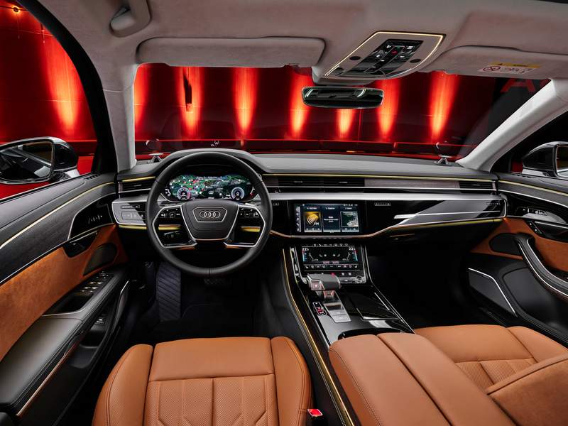 Detalles del nuevo Audi A8 en venta en Córdoba, Sevilla, Huelva, Badajoz, Cáceres